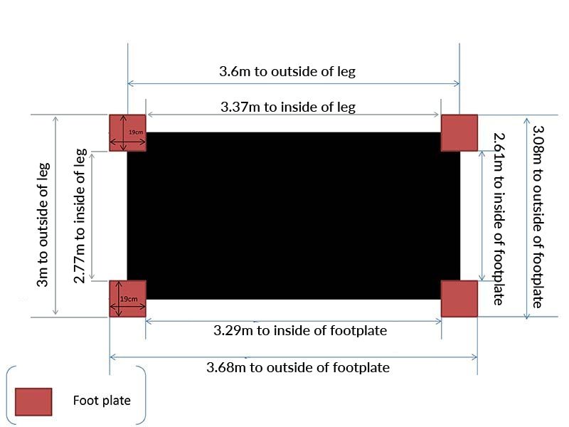 Outdoors Gazebo 3m x 3.6m