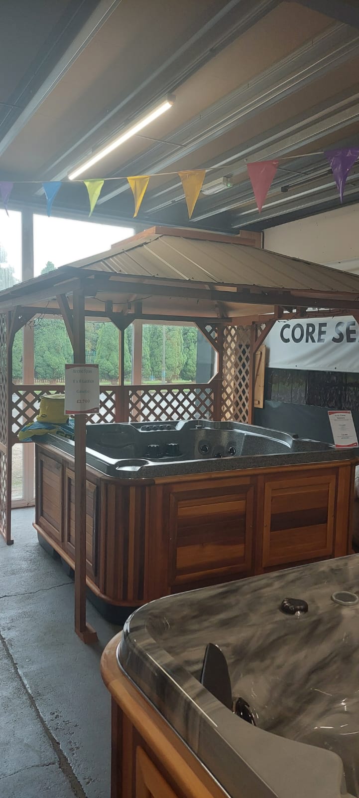 9' x 9' Cedar Lattice Gazebo