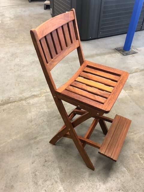 Kwila Wood Stool