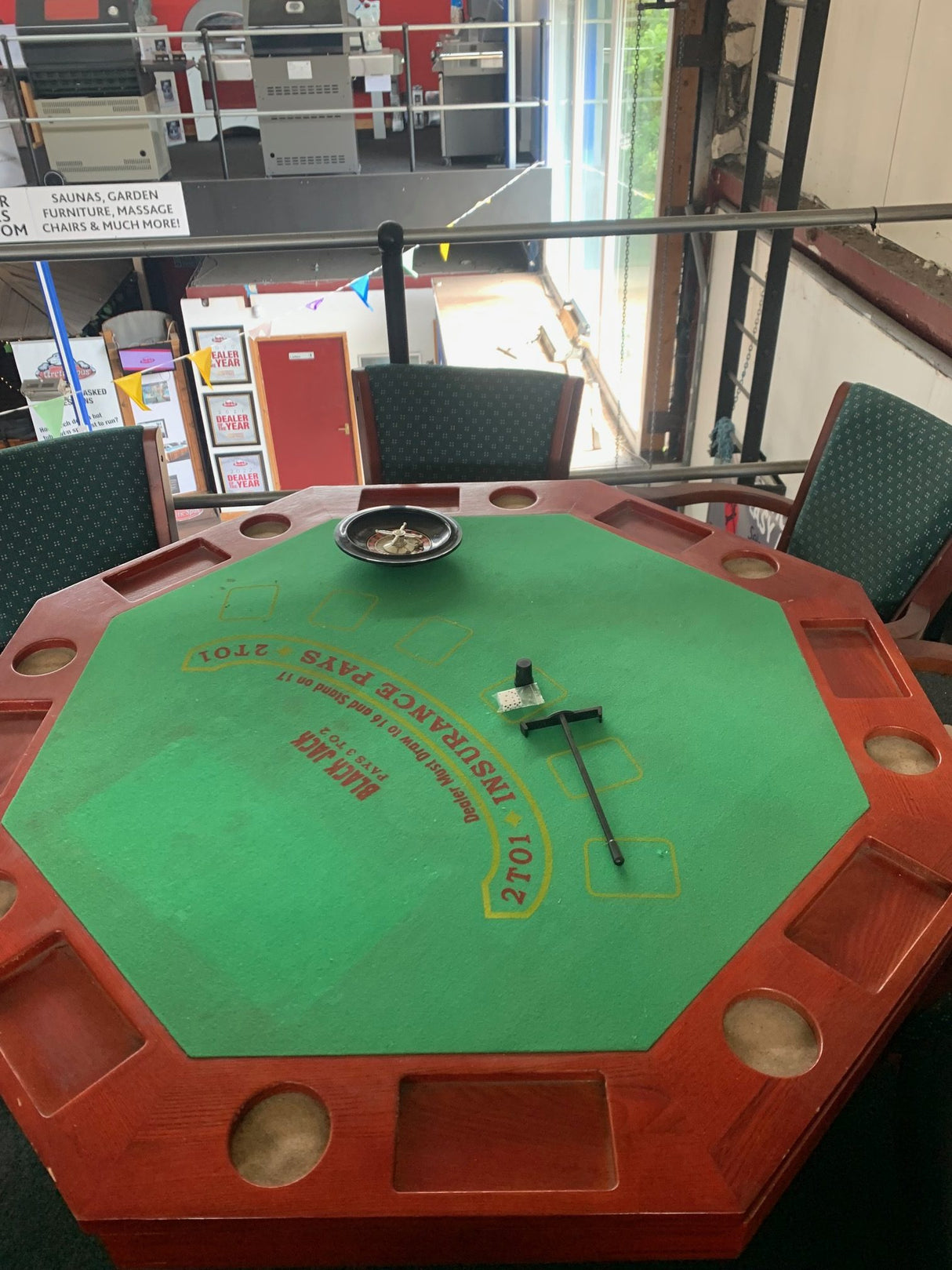 Poker Table & 4 Chair Set