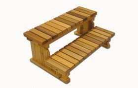 72" 2 Tier Cedar Step