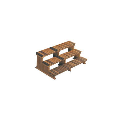Step 36" 3-Tier Cedar