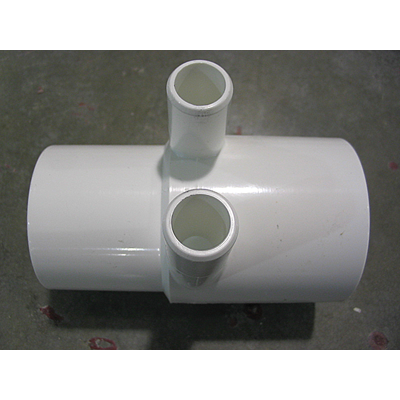 Manifold 2 Port 2"spg x 2"soc x 3/4"barb