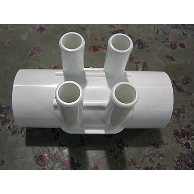 Manifold 4 Port 2"spg x 2"spg x 3/4"barb