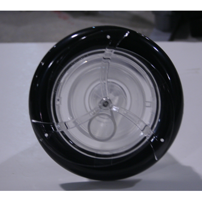 Turbo 5" Single Pulse Black/Clear Screw In