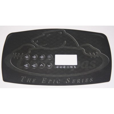 Overlay for TSC-80 Topside Control Pad 5 Pump Epic Series - Gecko
