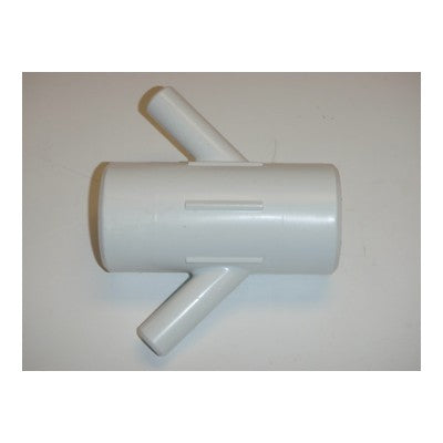 Manifold 2 port Y 2"spg x 2"spg x 3/4"barb for Peak Ozone