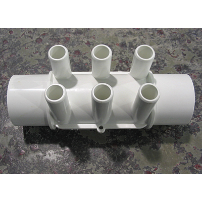 Manifold 6 Port 2"spg x 2"spg x 3/4"barb